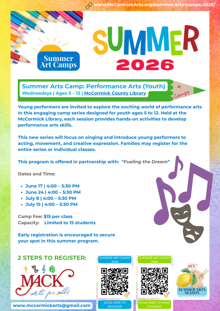 5 MACK Summer Arts Camps 2026 - Performance Art Youth